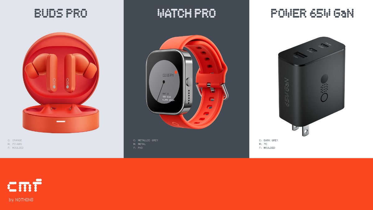 CMF by Nothing product launch CMF Watch Pro and more 1