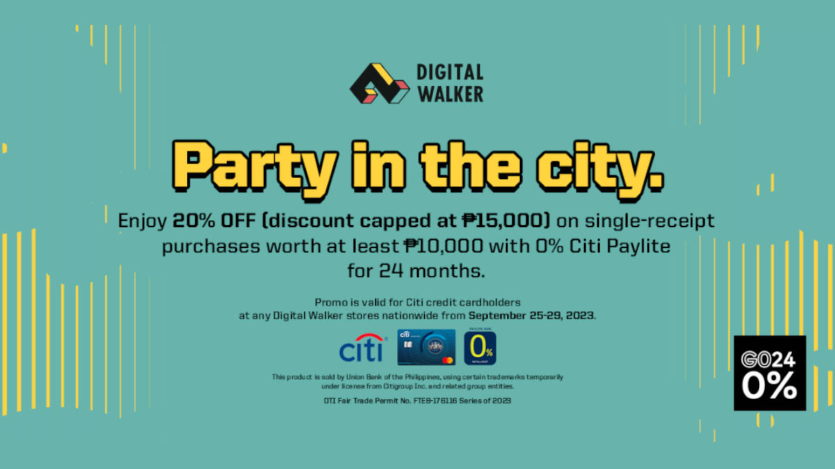 Digital Walker Continues Anniversary Celebration with Deals with CITIBANK