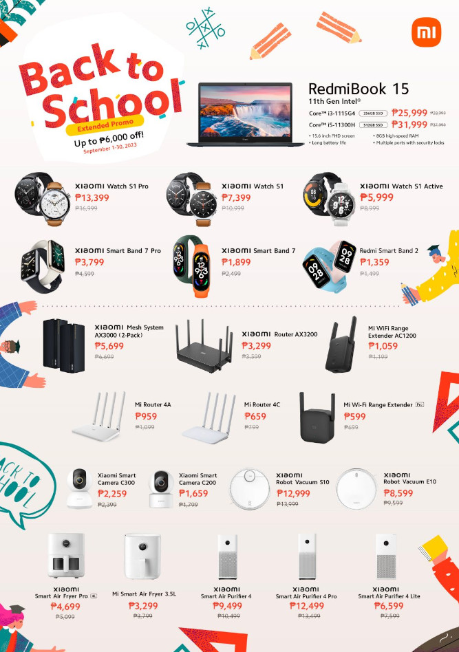 Xiaomi Extended Back to School Promo AIoT
