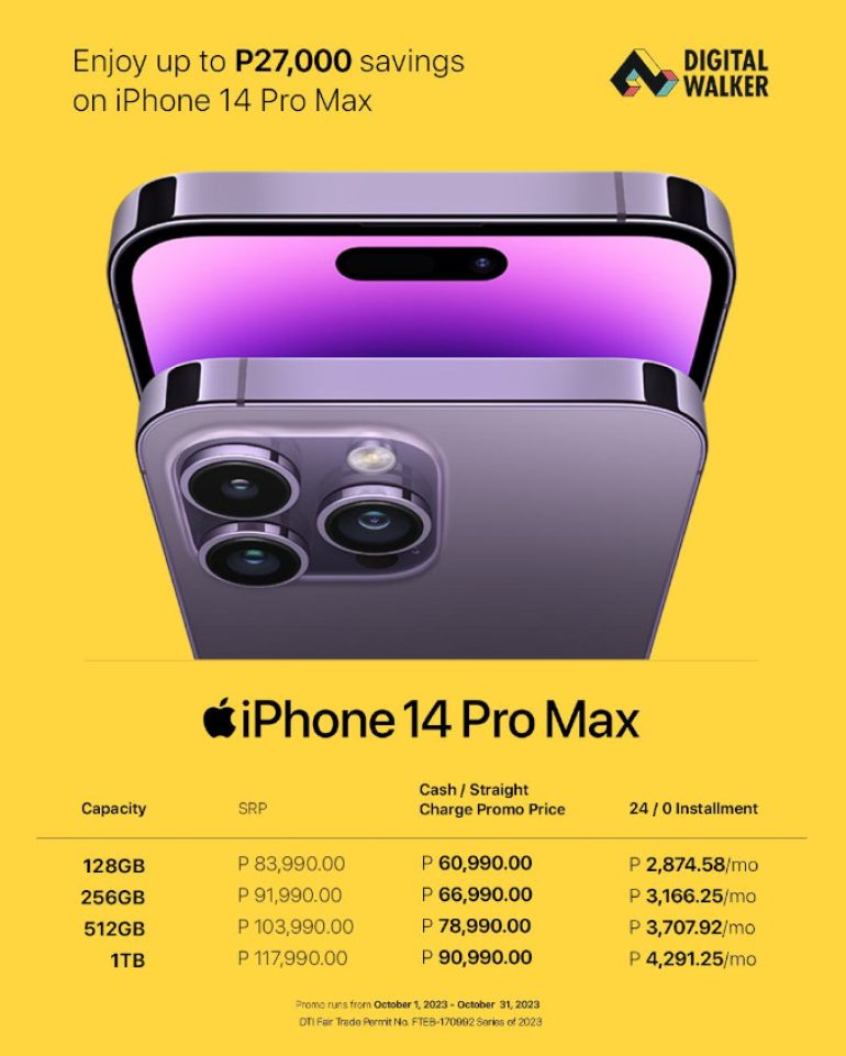 Digital Walker iPhone 14 Pro Max promo poster