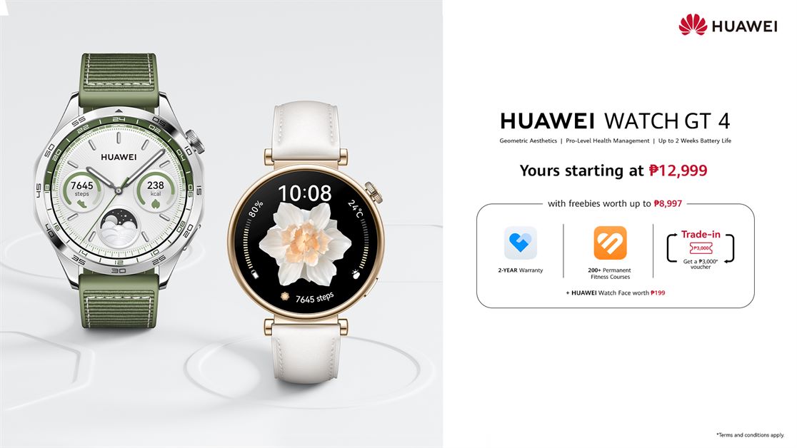 HUAWEI WATCH GT 4 Now Available in PH