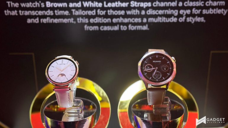 Huawei Watch GT 4 PH launch 3 leather strap