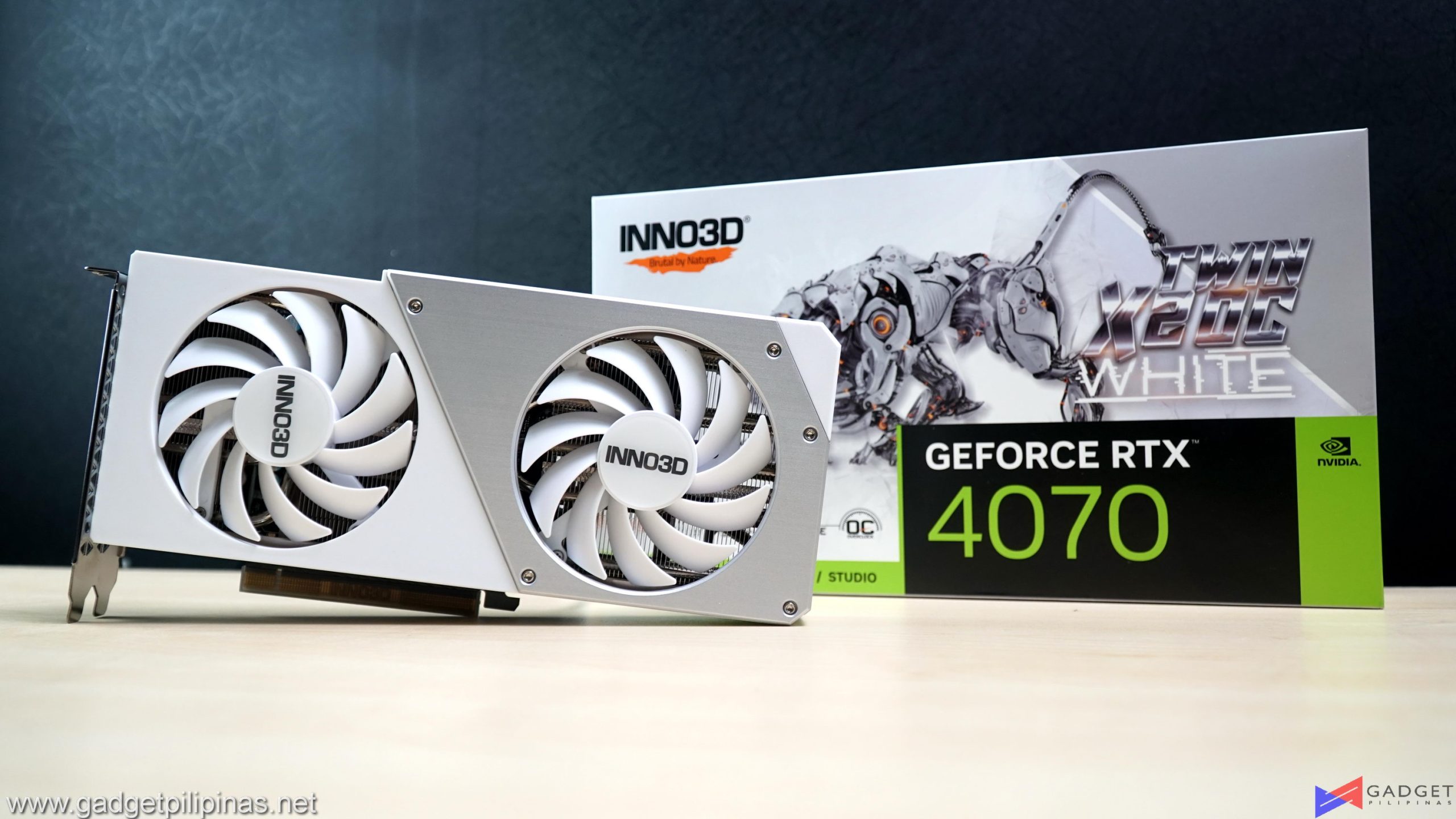 Inno3D RTX 4070 Twin X2 OC White Stealth Review Philippines