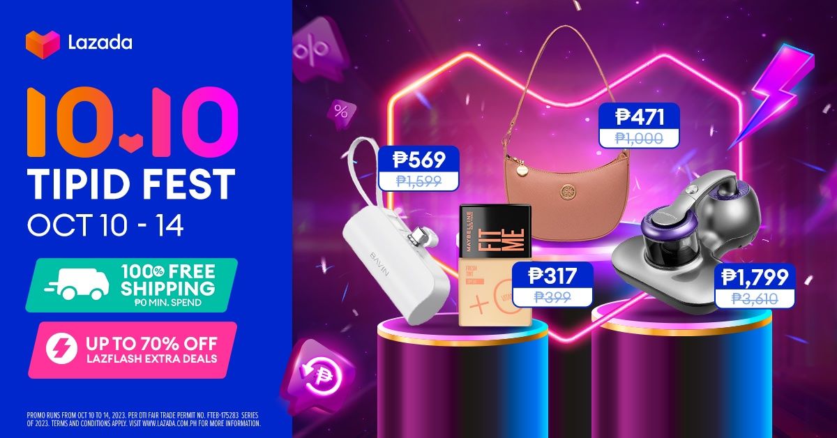 Gear Up for the Season of Giving with the Lazada 10.10 TIPID Fest!