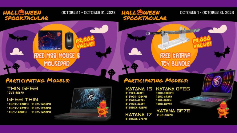 MSI Halloween Spooktacular deals 1