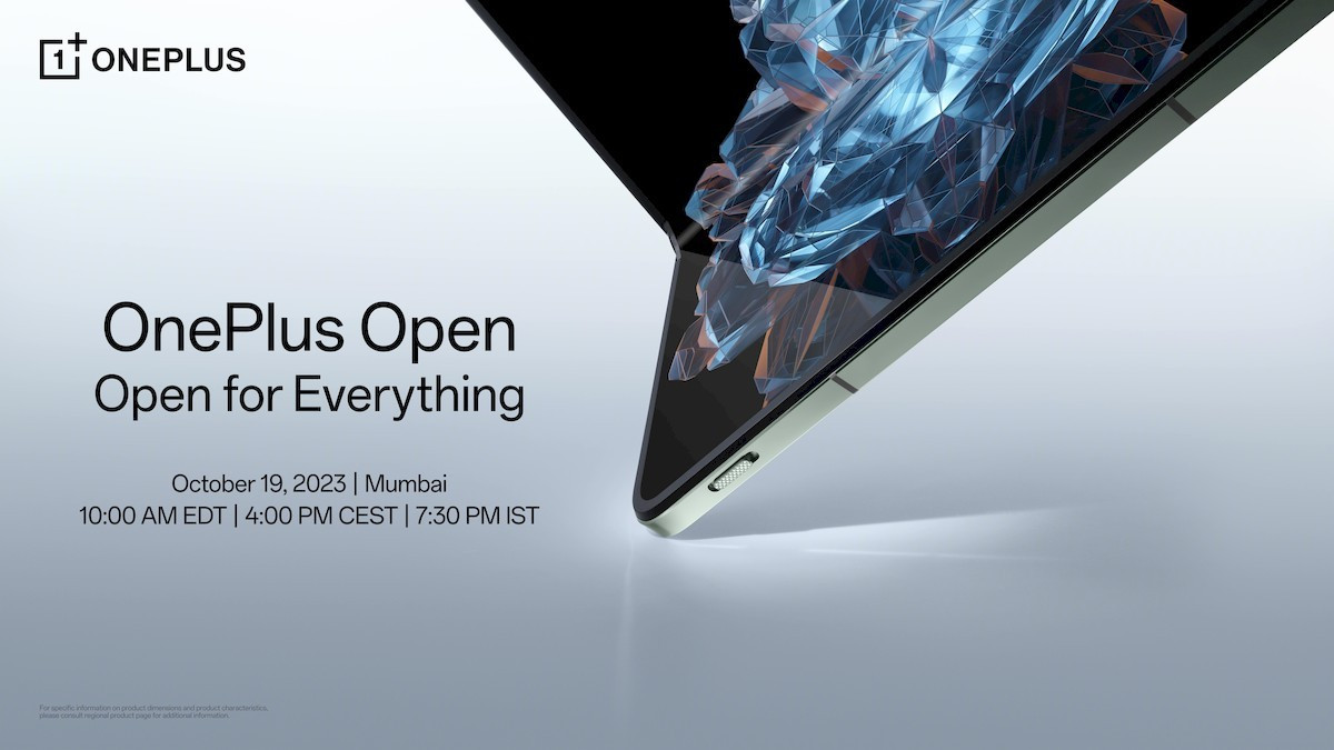 OnePlus Open Set to Debut on October 19