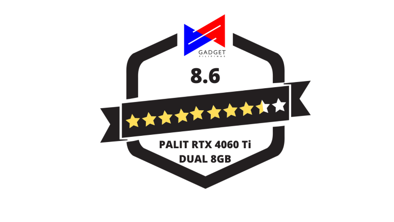 PALIT RTX 4060 Ti DUAL 8GB Review Badge