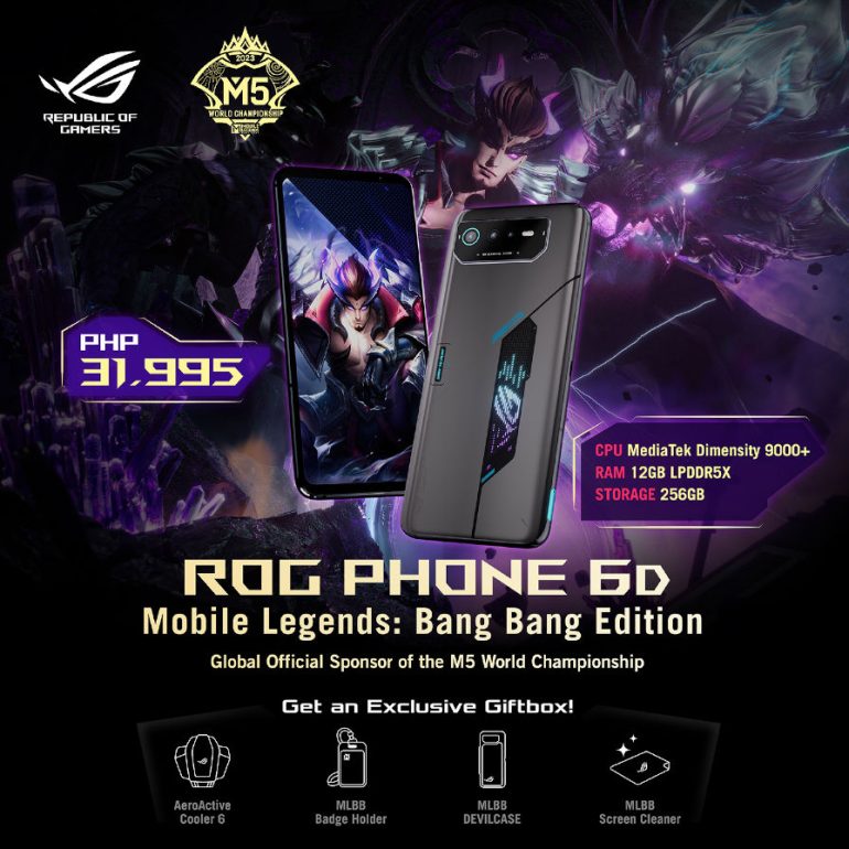 ROG Phone 6D Mobile Legends Bang Bang Edition PH launch soc card
