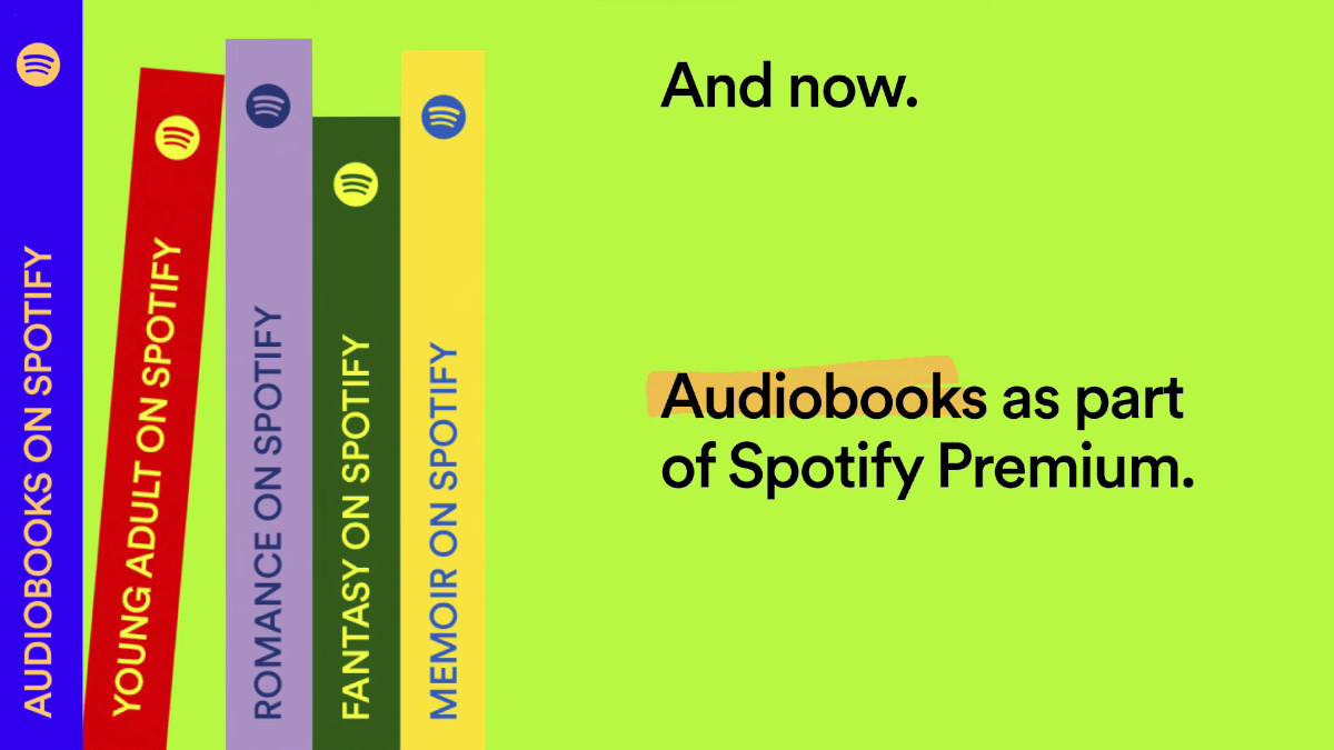 Spotify Premium Subscribers to Have Access to Audiobooks Soon