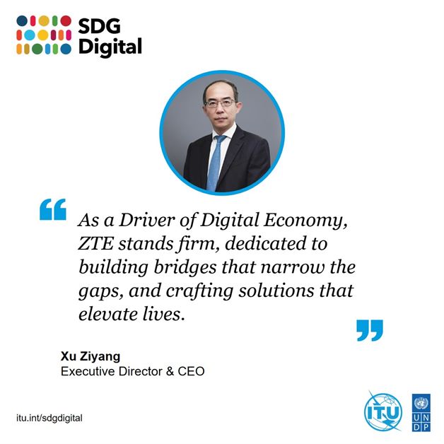 ZTE CEO Highlights Commitment to Advancing Digitalization and Sustainable Development at 2023 SDG Digital