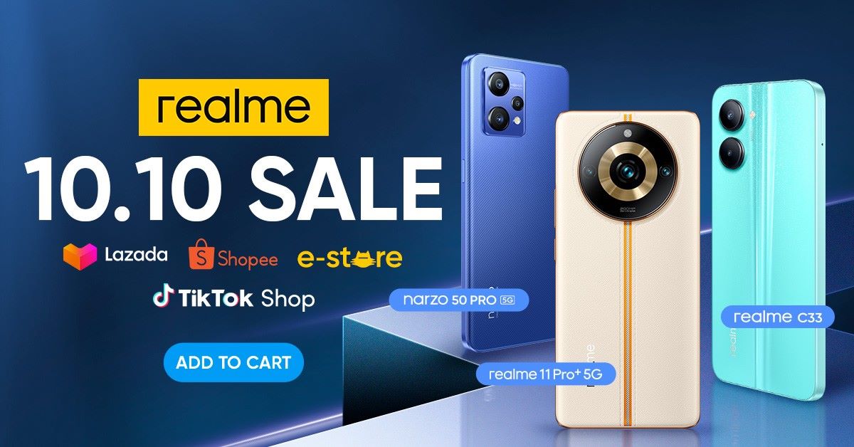 realme Announces its 10.10 Sale with Big Discounts up for Grabs!