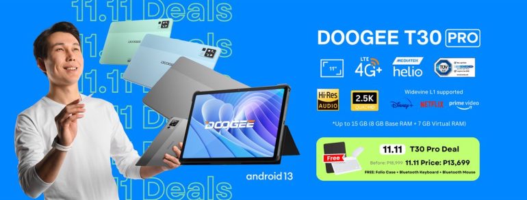 12 Inch Tablet Doogee T20 Ultra Launch For $249 November 11