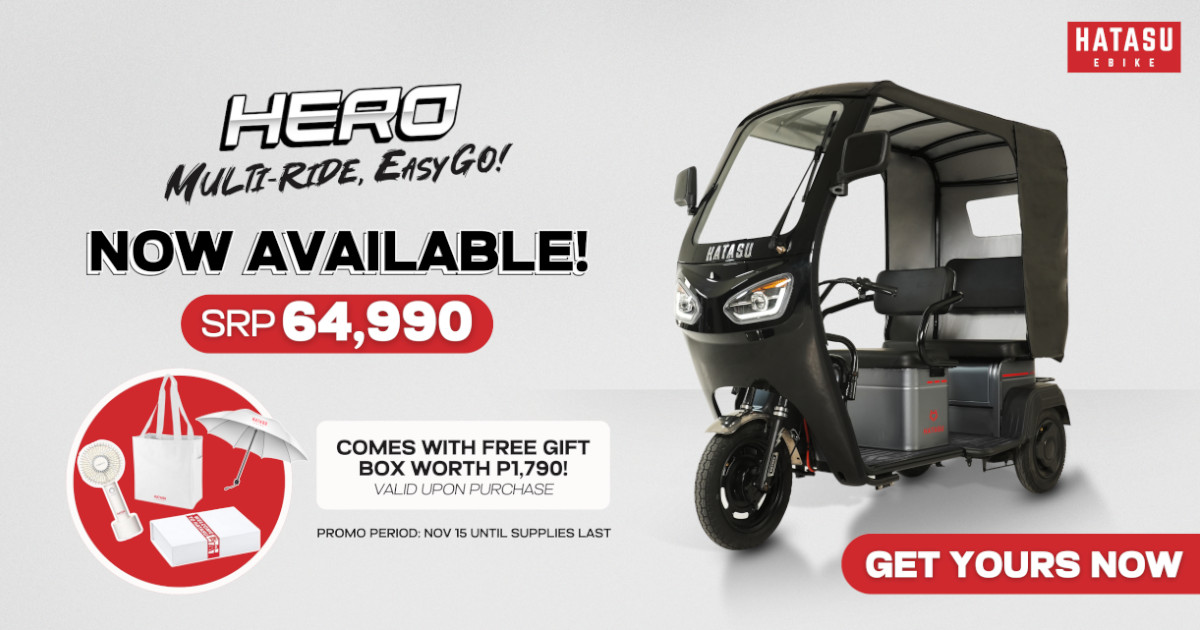 HATASU HERO Ebike Launched in PH for PHP 64,990