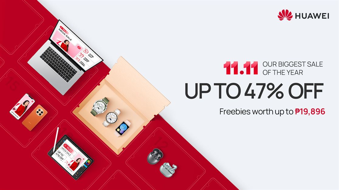 Shop Your Must-Have Gadgets at the HUAWEI 11.11 Online Super Sale!