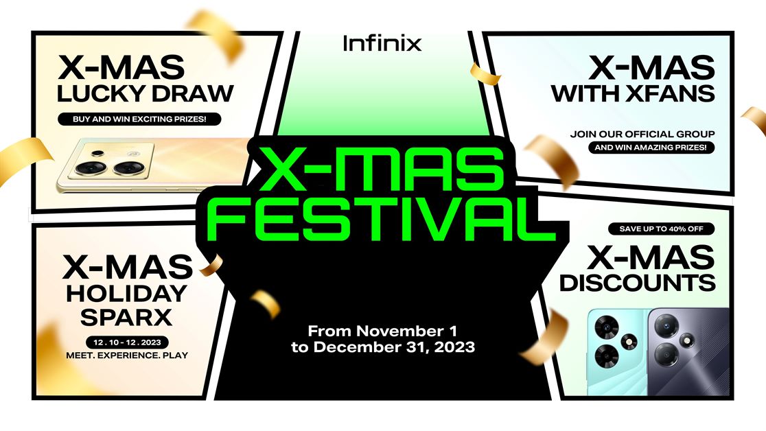 Infinix Announces Special Discounts and Promos for the Holiday Season!