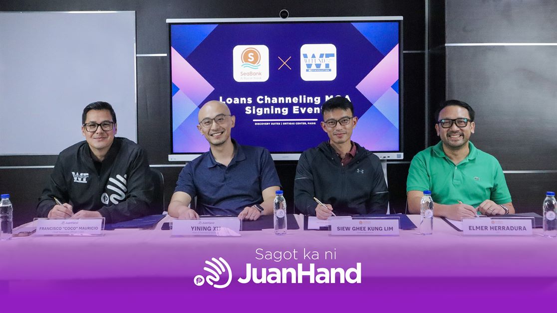 JuanHand and SeaBank Team Up to Pioneer Loans Channeling Financing in PH