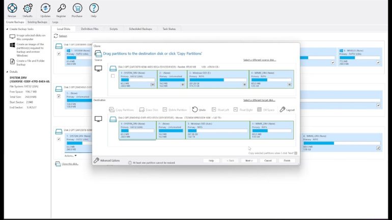 Legion Go SSD Upgrade Macrium Reflect 2