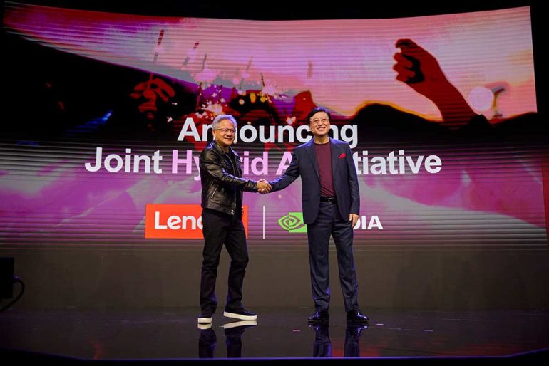 Lenovo Tech World 2023 NVIDIA Lenovo partnership