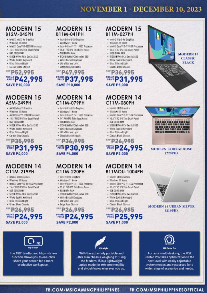 MSI Laptop Year End Sale 2023 4