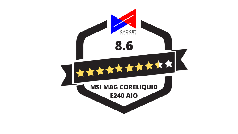 MSI MAG CORELIQUID E240 Review Badge