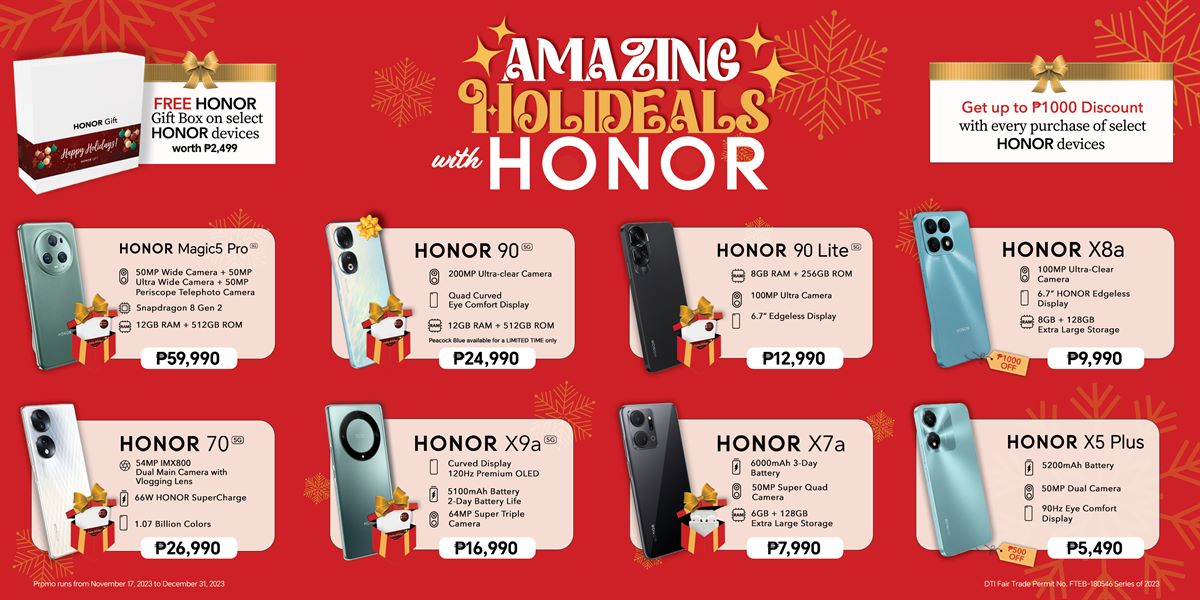 HONOR Offers a Free Gift Box with Every Purchase of Select Smartphones!