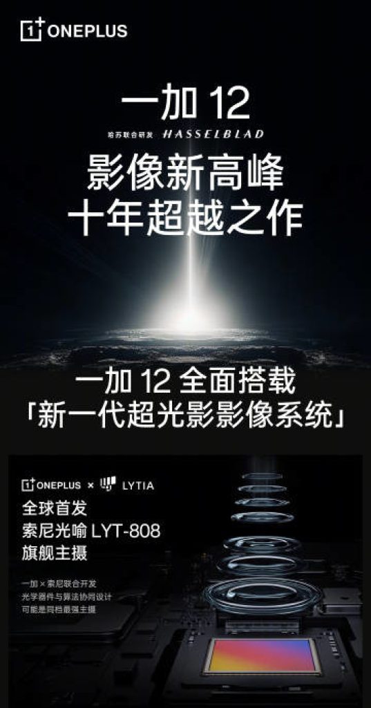 OnePlus 12 launch date camera