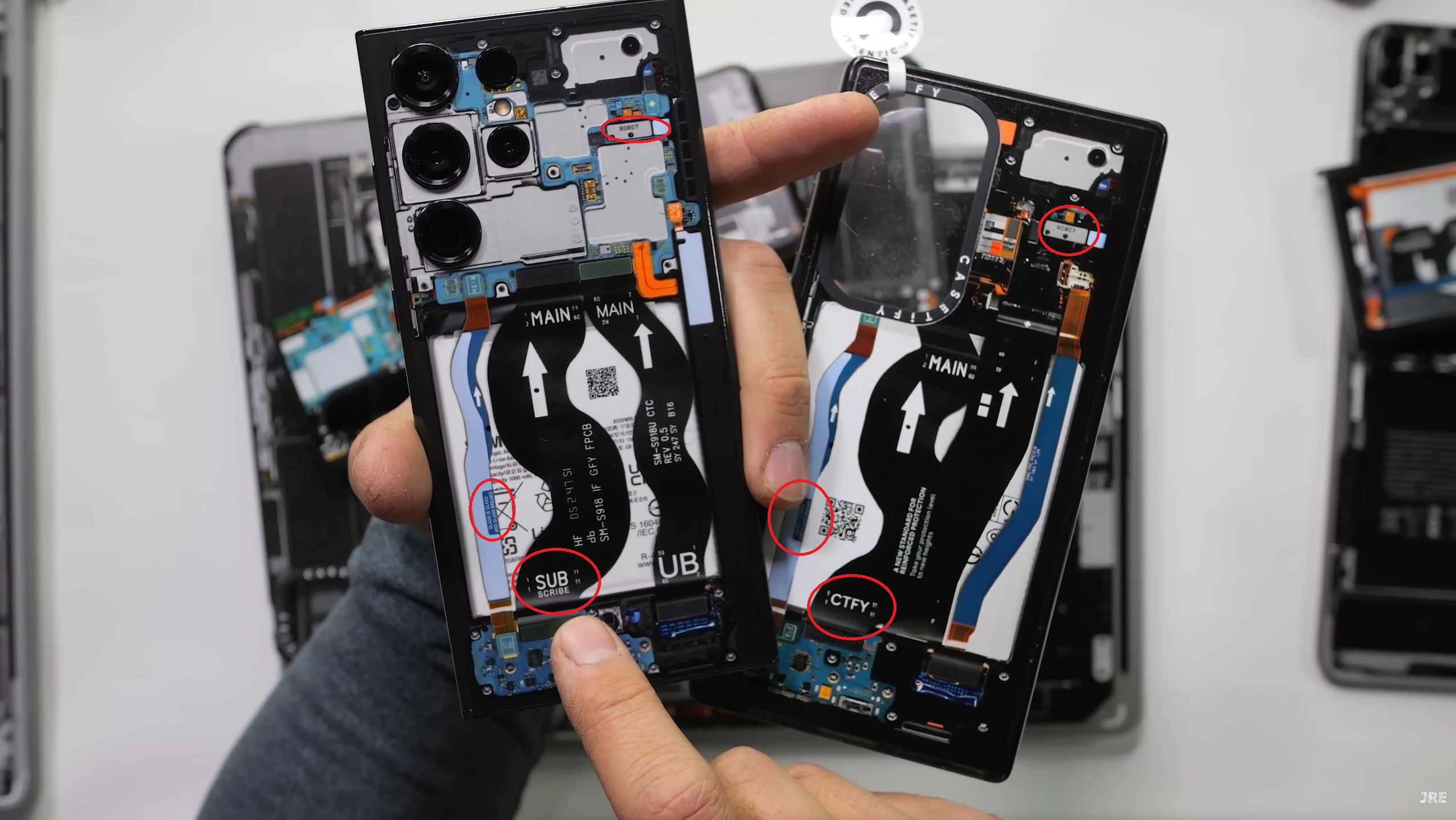 JerryRigEverything and dbrand Sue Casetify for Plagiarizing Tear-Down Skins