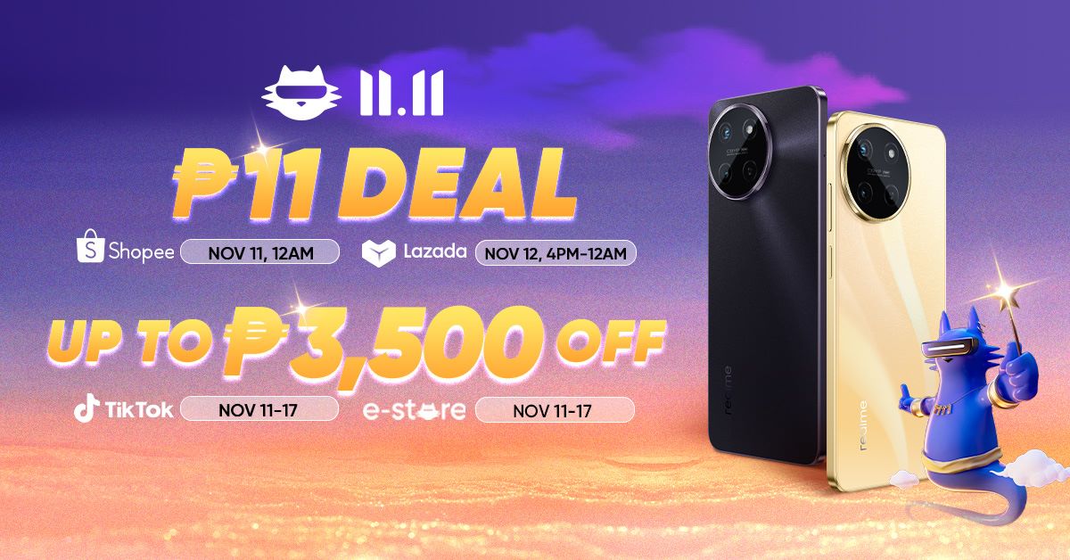 realme Announces its 11.11 Deals, realme 11 Now Available Nationwide