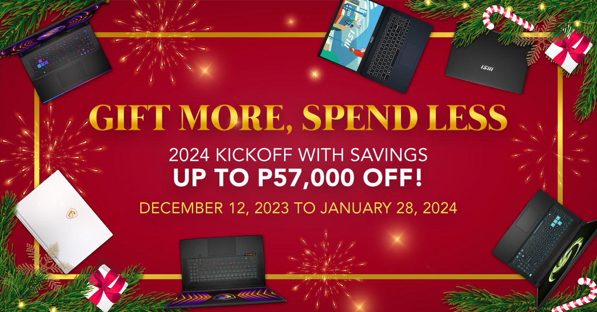 Make Your Holiday Season More Festive with the MSI Gift More, Spend Less Promo