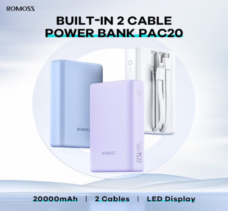 ROMOSS Gift Guide 2023 ROMOSS PAC20 Power Bank