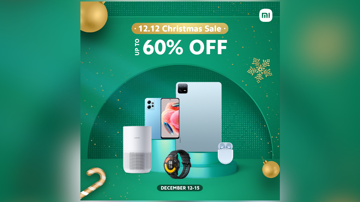 Enjoy up to 60% Off on a Variety of Products During the Xiaomi 12.12 Christmas Sale