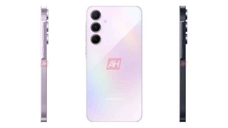 AH Samsung Galaxy A55 renders