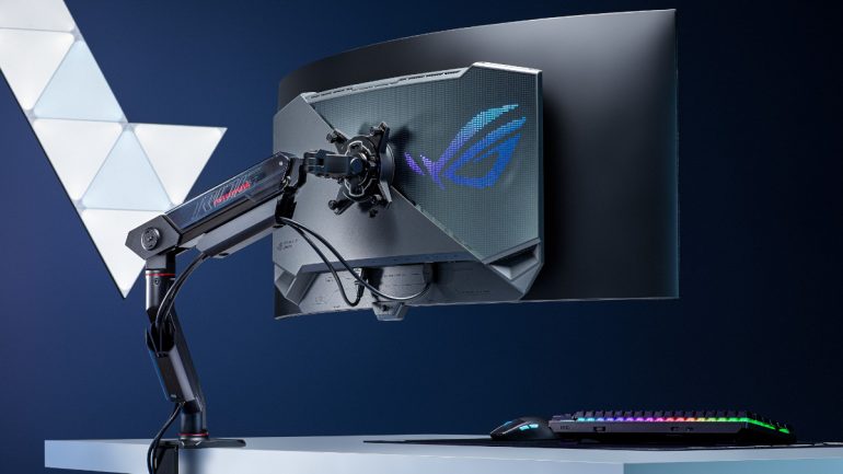 ASUS ROG peripherals and accessories CES 2024 Ergo Monitor Arm AAS01