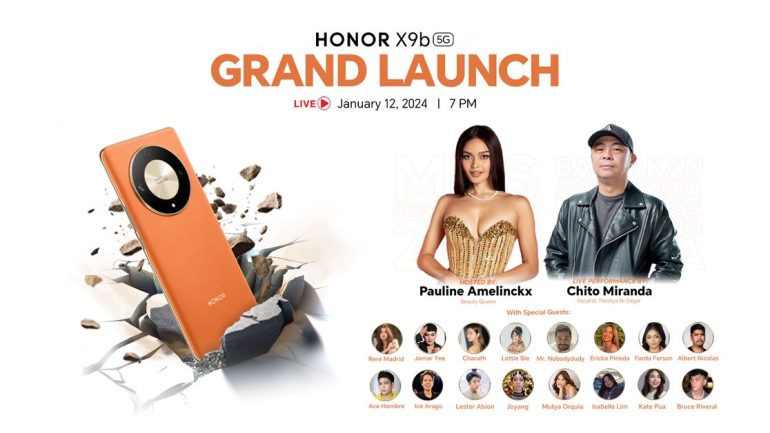 Chito Miranda graces HONOR X9b 5G Grand Launch
