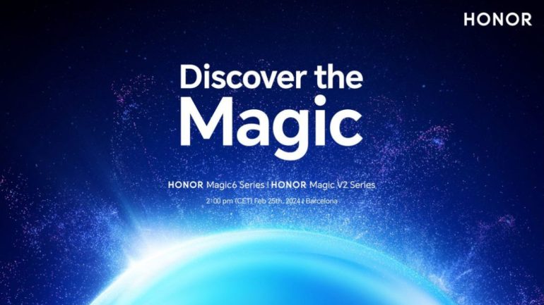 HONOR Magic6 series and Magic V2 RSR global launch date MWC 2024