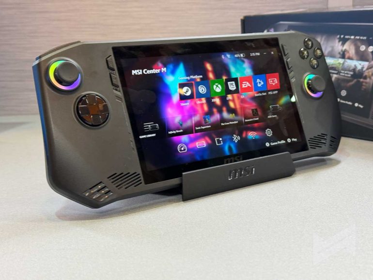 MSI Unveils World's First Gaming Handheld with Core™ Ultra at CES 2024