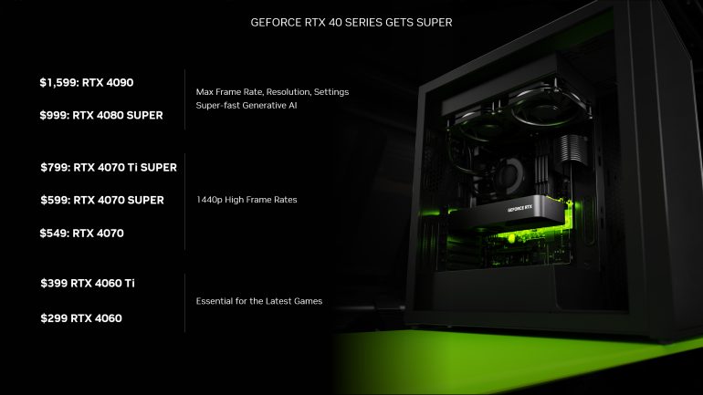 Nvidia RTX 4080 Super 4070 Super 4070Ti Super Philippines Price