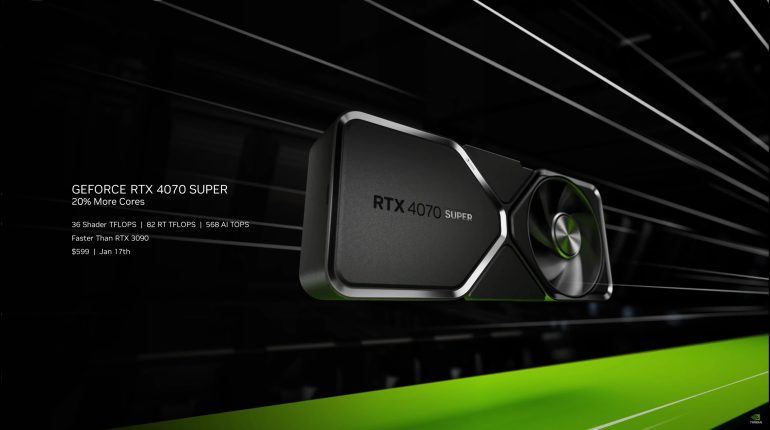 Nvidia RTX 4080 Super RTX 4070 Super RTX 4070Ti Super RTX 4070 Super Specs
