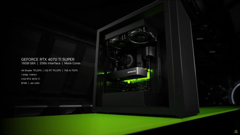 Nvidia RTX 4080 Super RTX 4070 Super RTX 4070Ti Super RTX 4070 Ti Super Specs