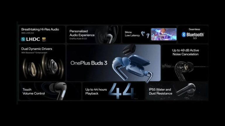 OnePlus Buds 3 global launch highlights