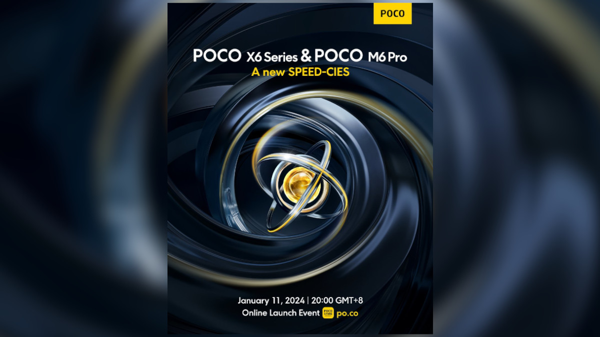 POCO X6 Series and M6 Pro Set to Launch on January 11