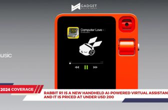 Rabbit R1 Virtual AI Assistant device CES 2024 featured image