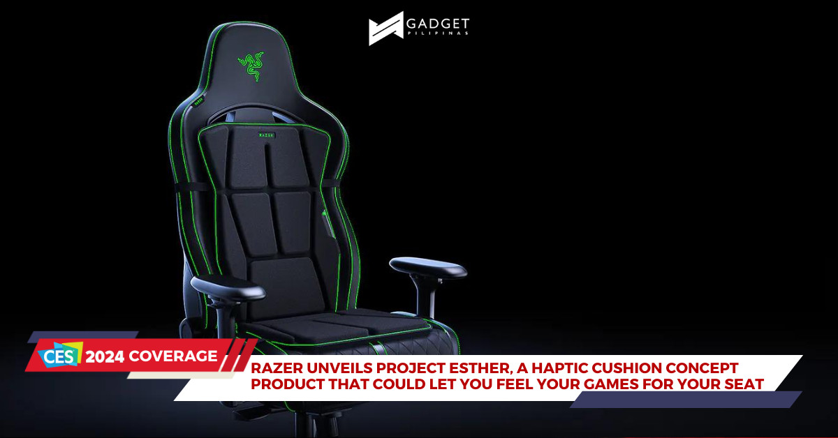 Razer Project Esther Haptic Cushion Revealed at CES 2024