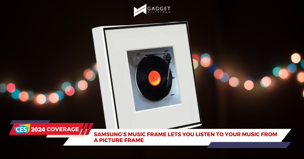 Samsung Music Frame Revealed at CES 2024
