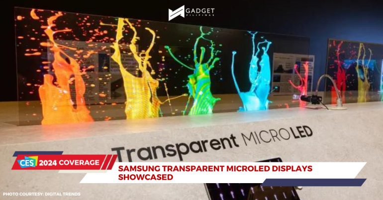 Samsung Transparent MicroLED CES 2024 1