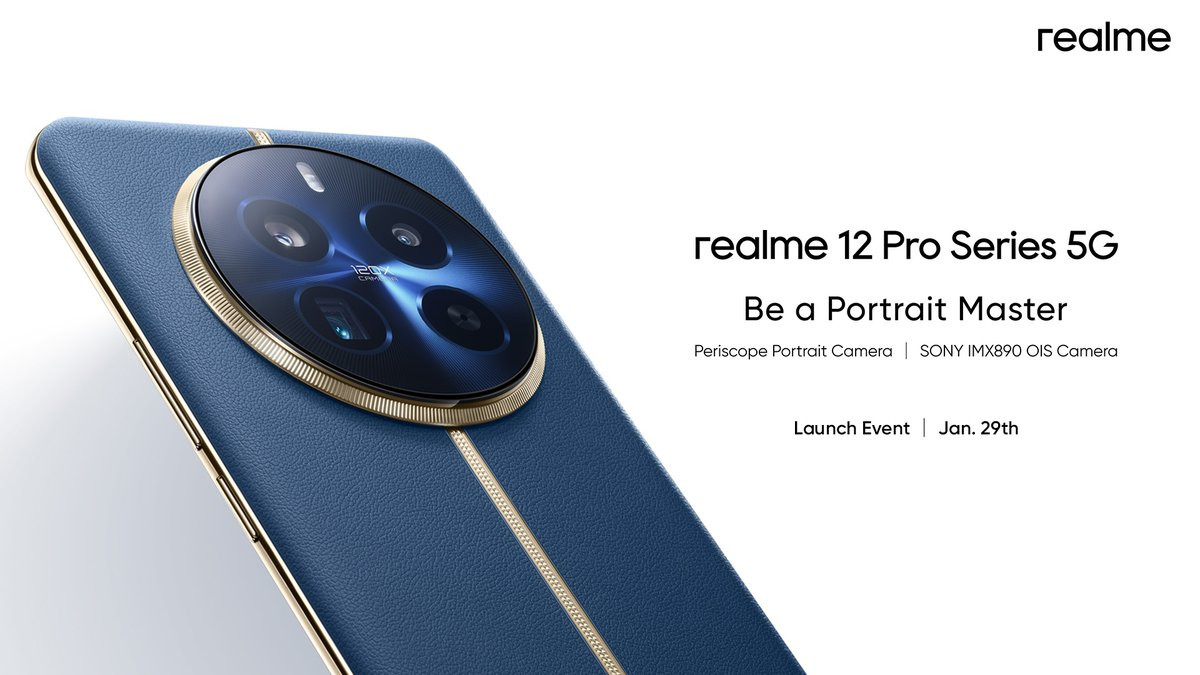 realme 12 Pro Series 5G Launching Globally on January 29
