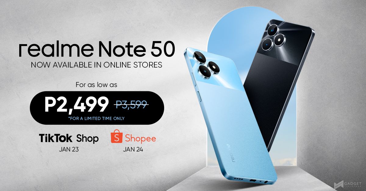 Get the realme Note 50 for as Low as PHP 2,499