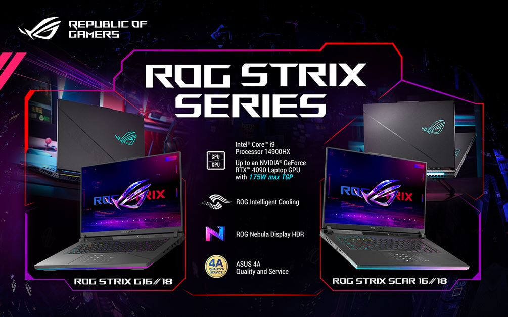 2024 ASUS ROG Strix Laptop Lineup Arrives in PH, Strix SCAR 18 Heads the Pack