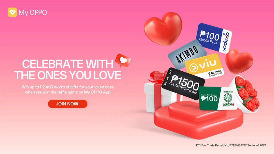 OPPO Spreads the Love this February with Exciting Promos on MyOPPO App