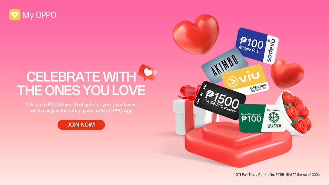 MyOPPO App Valentines Raffle